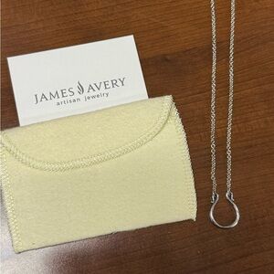 James Avery Changeable Charm Silver Chain Necklace